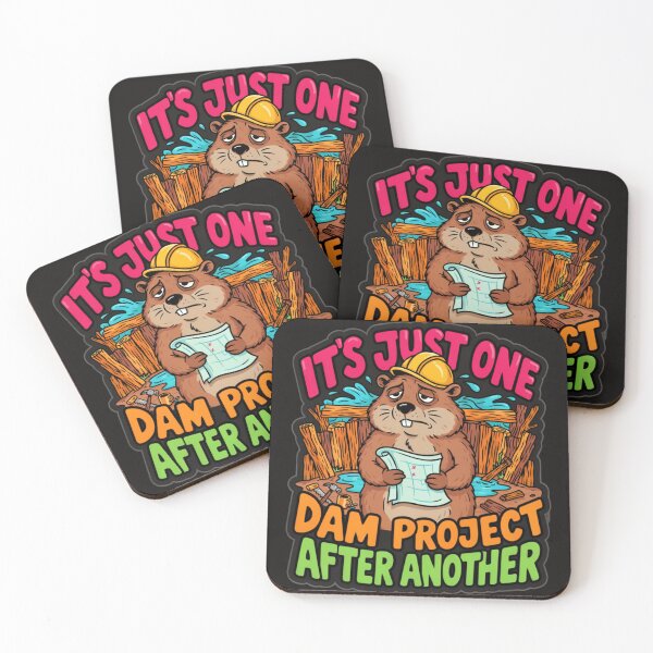Item preview, Its Just One Dam Project After Another Funny Beaver Pun designed and sold by Malaryk.