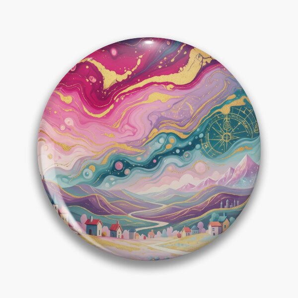 Item preview, Psychedelic Village - Fantasy for Dreamers designed and sold by AnnArtshock.