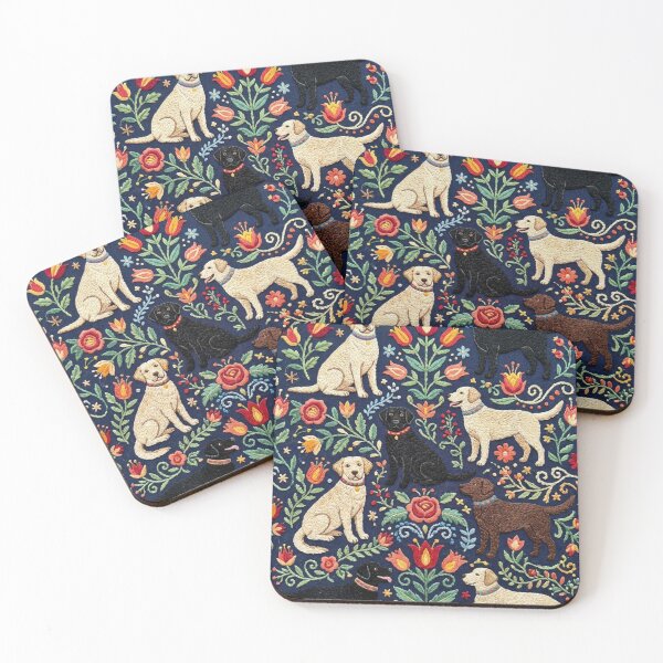 Item preview, Farmers' Embroidery – Folk Style Floral Pattern designed and sold by Goodthingstree.