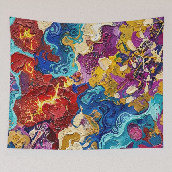 Item preview, Volcanic Color Worlds in the River designed and sold by Sigtrix.