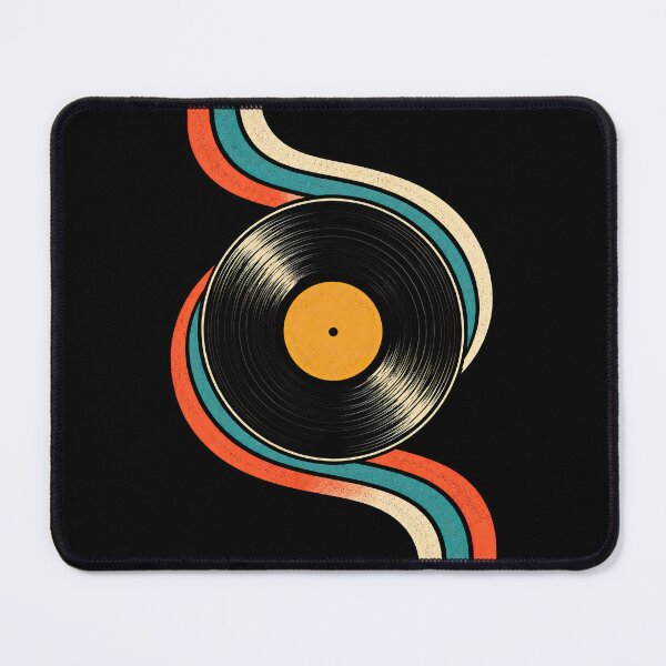 Item preview, Vinyl Groove Color Ribbon Abstract Graphic designed and sold by Katalice Design.