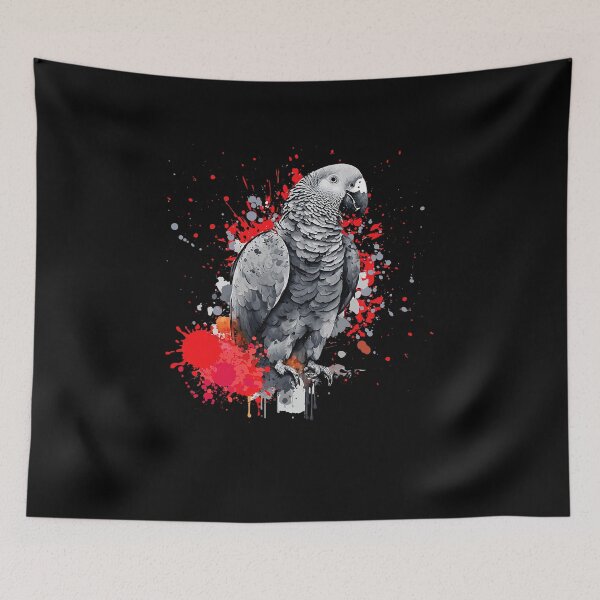 Item preview, African Grey Parrot Psittacus Bird (29) designed and sold by William Grey.