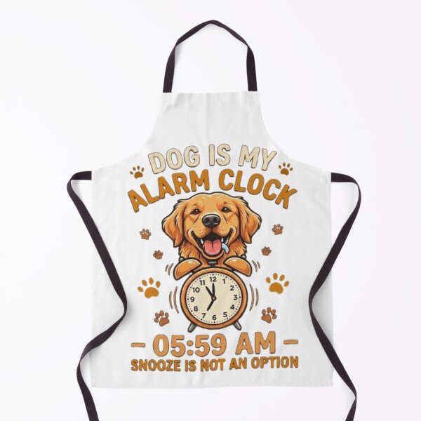 Item preview, Dog Is My Alarm Clock Funny Pet Lover Morning Routine designed and sold by Salma.Store.