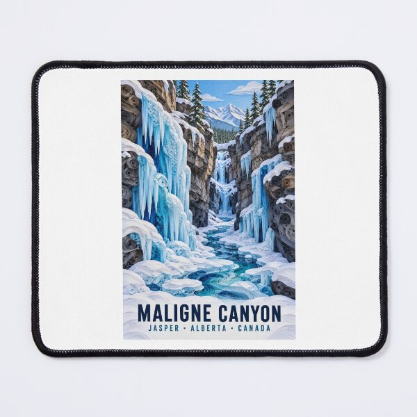Item preview, Maligne Canyon - Jasper - Alberta - Canada designed and sold by GoodOldVintage.