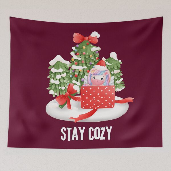 Item preview, Cute Unicorn Merry Christmas Santa Hat - Holiday Kids & Girls Gift designed and sold by stormk10.