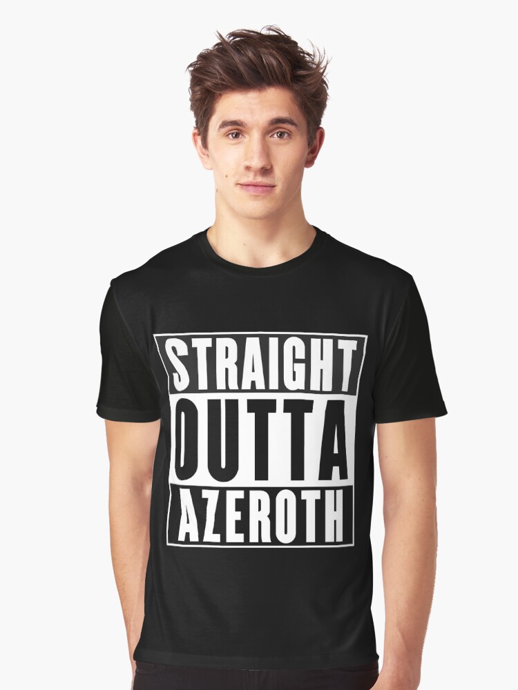 Imagen 1 de 5, Camiseta gráfica con la obra Straight Outta Azeroth, diseñada y vendida por soondoock.