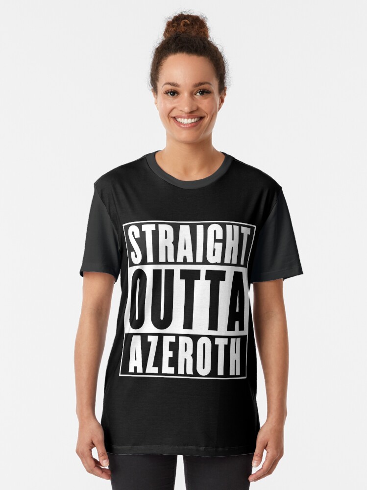 Imagen 2 de 5, Camiseta gráfica con la obra Straight Outta Azeroth, diseñada y vendida por soondoock.