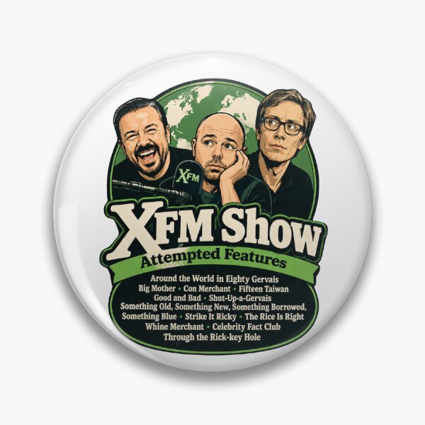 Item preview, XFM - Ricky Gervais Show: Karl's Attempted Features designed and sold by LoveSomethingDifferent.