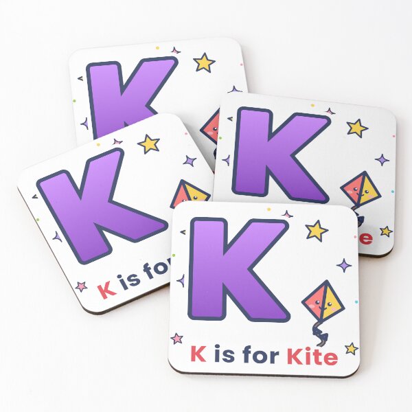 Item preview, Cute Letter K Kite Toy Alphabet Art designed and sold by Trendyoll  ⭐⭐⭐⭐⭐.
