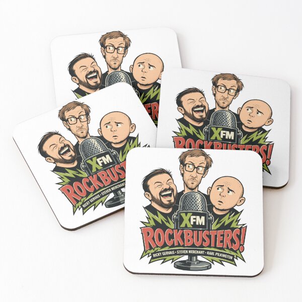Item preview, XFM - Ricky Gervais Show: Rockbusters Logo designed and sold by LoveSomethingDifferent.