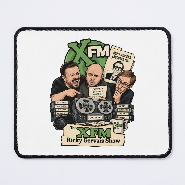 Item preview, XFM - Ricky Gervais Show: Memorable Moments - Dennis Norden's Laughter Files designed and sold by LoveSomethingDifferent.