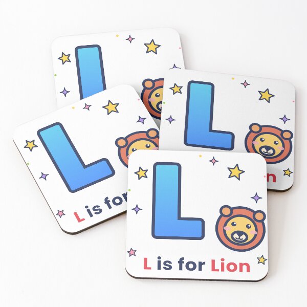 Item preview, Cute Letter L Lion Animal Alphabet Art designed and sold by Trendyoll  ⭐⭐⭐⭐⭐.