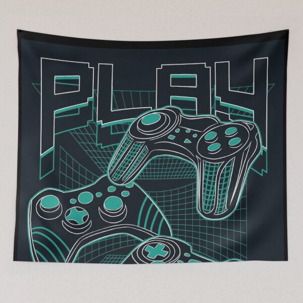 Item preview, Retro Gamer Paradise - Eat Sleep Game Repeat designed and sold by DemanDFashionFactroy.