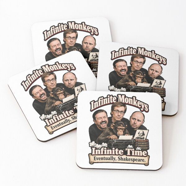 Item preview, XFM - Ricky Gervais Show: Infinite Theorem (Monkeys and Shakespeare) designed and sold by LoveSomethingDifferent.
