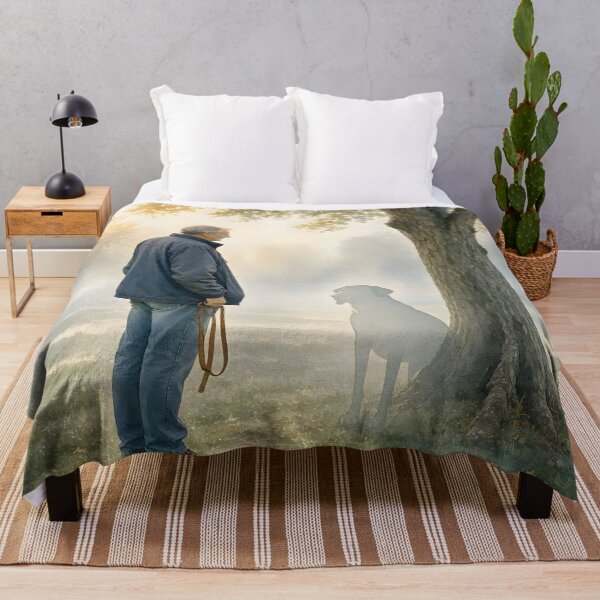 Item preview, Man and Ghost Dog Morning Walk designed and sold by Sybille-Yates.