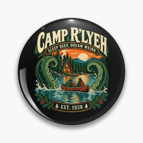 Item preview, H. P. Lovecraft: Camp R'lyeh Canoe Escape designed and sold by Fenay Designs.