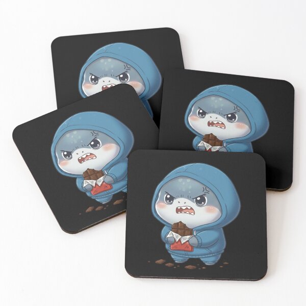 Item preview, Anti Valentine Chocolate Shark designed and sold by Nature's Chibis.
