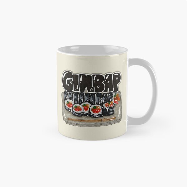 Item preview, Hand-Drawn Korean Gimbap with Bold Retro Lettering designed and sold by lazypencil.art.