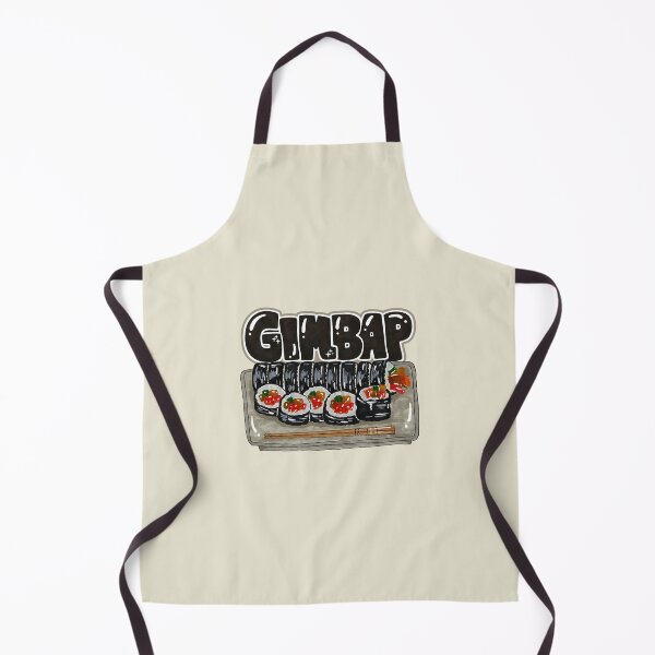 Item preview, Hand-Drawn Korean Gimbap with Bold Retro Lettering designed and sold by lazypencil.art.