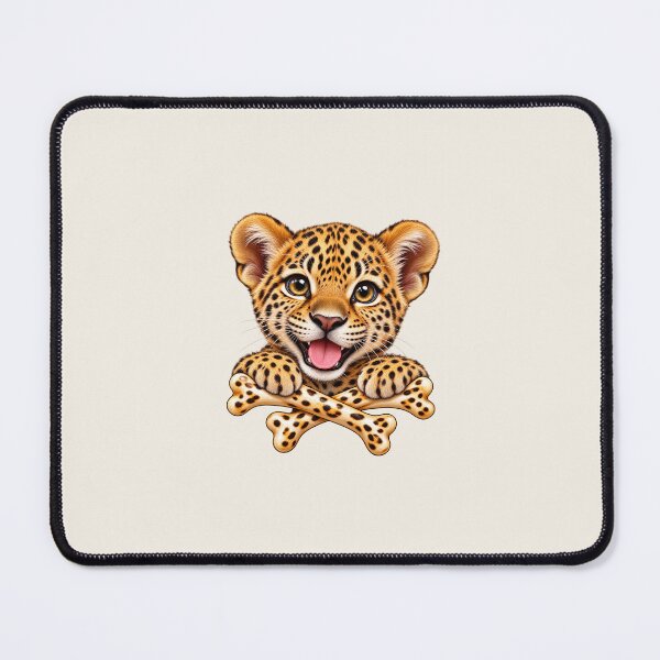 Item preview, Cute Leopard Cub and Spotted Bones designed and sold by annenambiro.