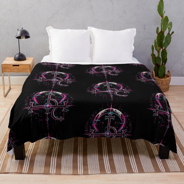 Item preview, Lilith Sigil – Cyber Occult Lunar Symbol designed and sold by JupiterGlitchEmpire.