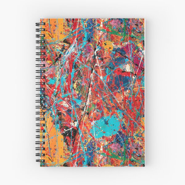 Item preview, Electric Color Collision Abstract Splatter Pattern designed and sold by Moisky Patterns.