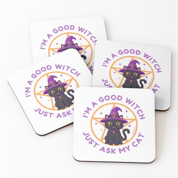 Item preview, I'm a Good Witch Just Ask My Cat Cheeky Witch® designed and sold by cheekywitch.