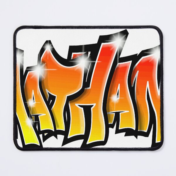 Item preview, NATHAN Name Graffiti Orange – Cool Custom Street Art Gift designed and sold by BlachGallery.
