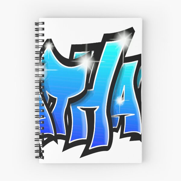 Item preview, NATHAN Name Graffiti Cyan blue – Cool Custom Street Art Gift designed and sold by BlachGallery.