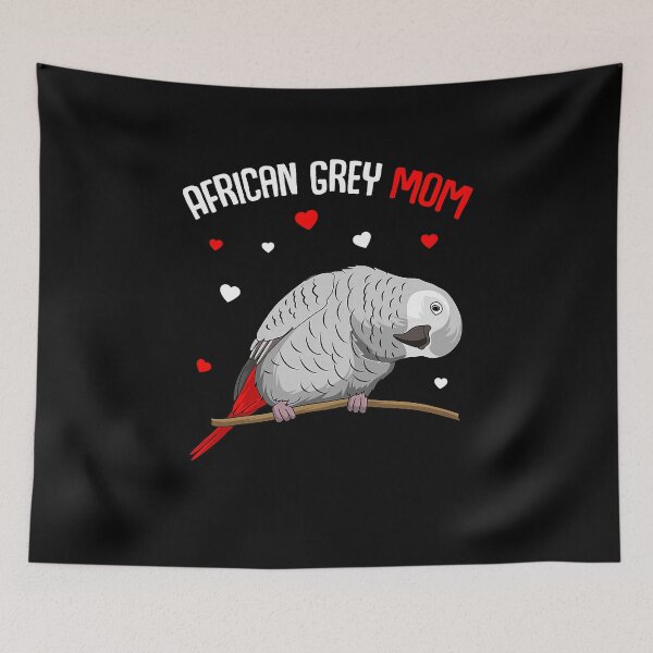 Item preview, African Grey Parrot Psittacus Bird (3) designed and sold by robinnacallanyi.