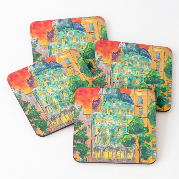 Item preview, Casa Batlló Under a Red Sky designed and sold by Natalia_Shchip.