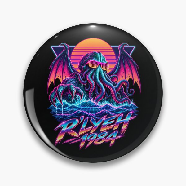 Item preview, H. P. Lovecraft: R'lyeh 1984 Neon Shades designed and sold by Fenay Designs.