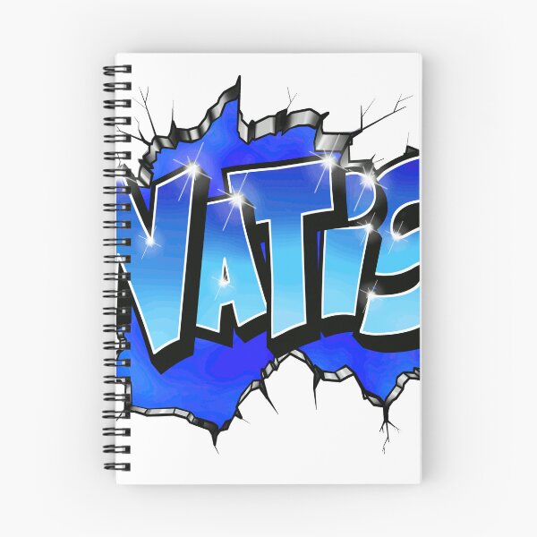 Item preview, NATIS Name Graffiti Blue – Cool Custom Street Art Gift designed and sold by BlachGallery.
