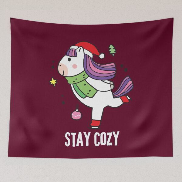 Item preview, Cute Unicorn Merry Christmas Santa Hat - Holiday Kids & Girls Gift designed and sold by stormk10.