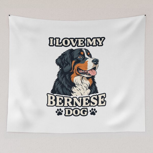 Item preview, I Love My Bernese Mountain Dog designed and sold by Zerhof.