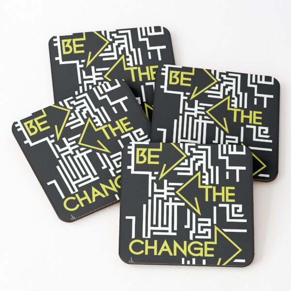 Item preview, Be The Change - Modern Abstract Geometric Maze designed and sold by DemanDFashionFactroy.