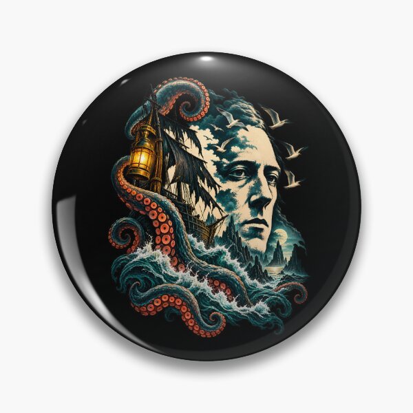 Item preview, H. P. Lovecraft: Lantern on a Haunted Voyage designed and sold by Fenay Designs.