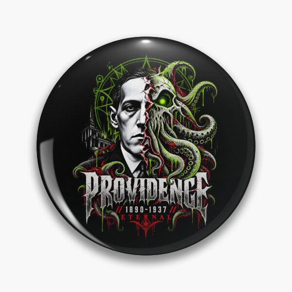 Item preview, H. P. Lovecraft: Providence Eternal Split Skull designed and sold by Fenay Designs.