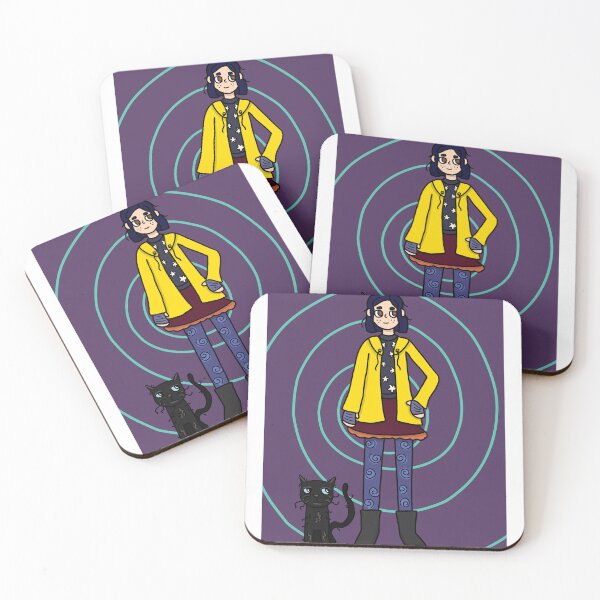 Item preview, Coraline and Cat Spiral Art designed and sold by hammerkezshark.