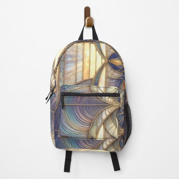 Item preview, Art Nouveau Stained Glass Symmetrical Panel designed and sold by Frackxion.