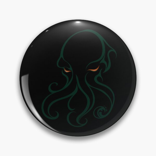 Item preview, H. P. Lovecraft: Emerald Cthulhu Silhouette designed and sold by Fenay Designs.