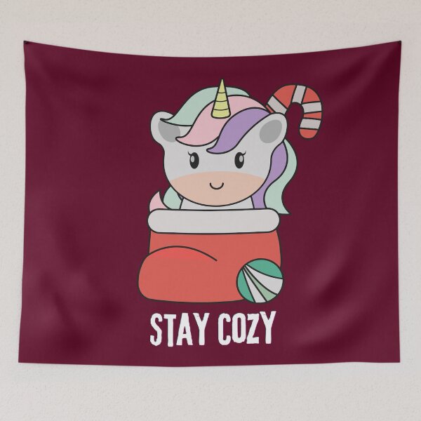 Item preview, Cute Unicorn Merry Christmas Santa Hat - Holiday Kids & Girls Gift designed and sold by stormk10.