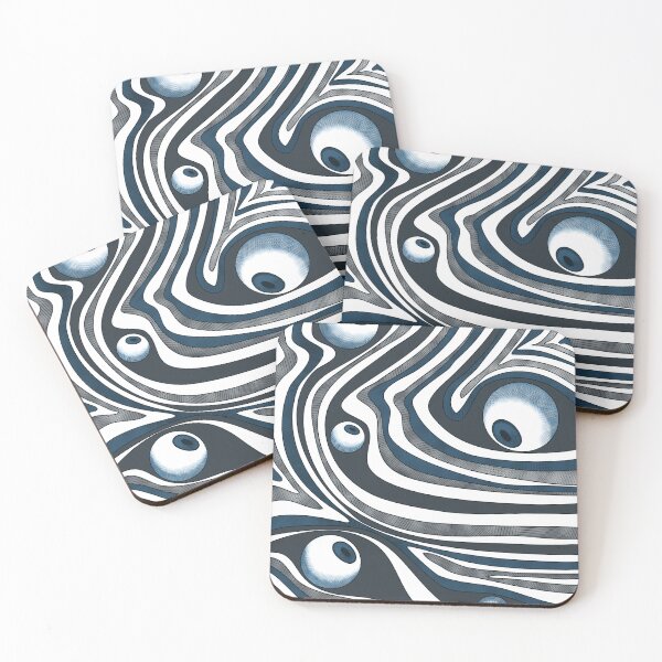 Item preview, Eyes and waves -Blue- designed and sold by Houst-cn.