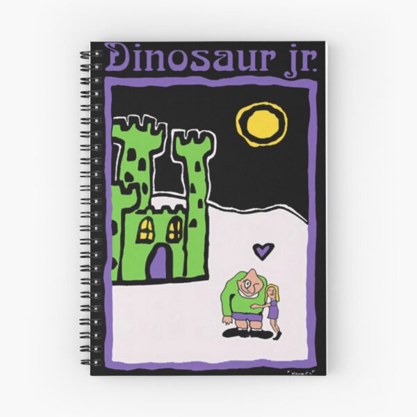 Item preview, Dinosaur Jr. Castle Fun Indie Rock Illustration designed and sold by PeaceTypo.
