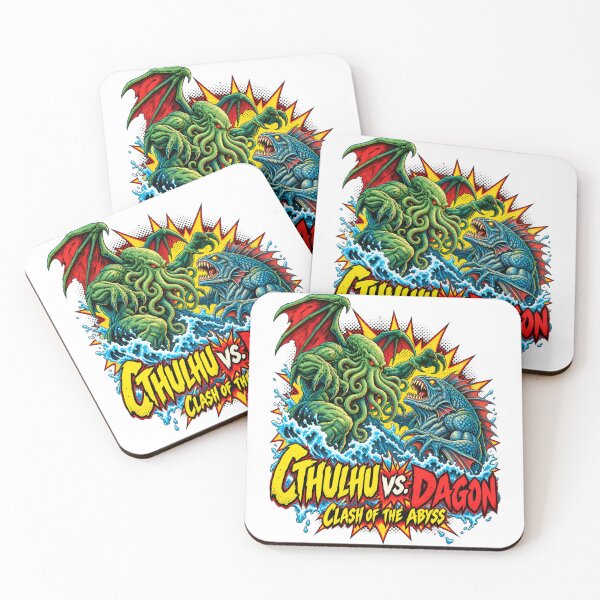 Item preview, H. P. Lovecraft: Cthulhu vs Dagon Abyss Clash designed and sold by Fenay Designs.