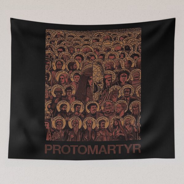 Item preview, Protomartyr Group Portrait Illustration designed and sold by PeaceTypo.