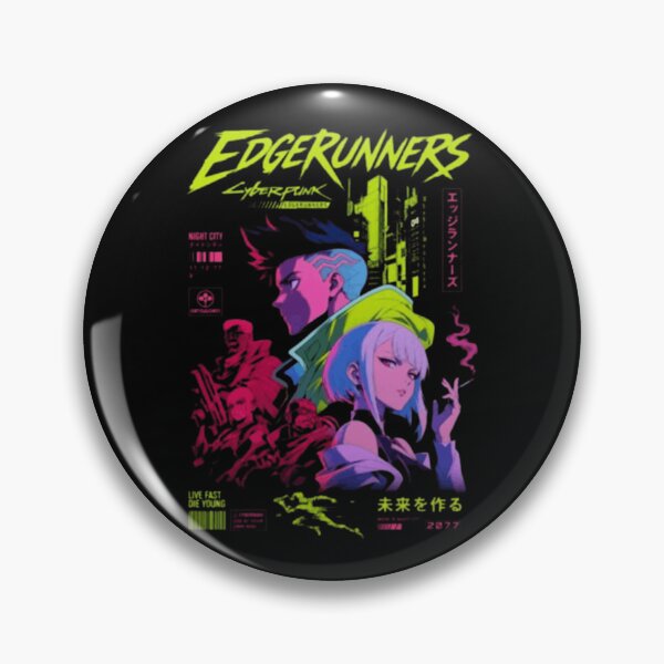 Item preview, Edgerunners Cyberpunk Neon Anime Illustration designed and sold by PeaceTypo.