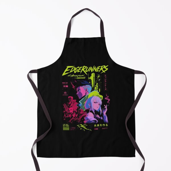 Item preview, Edgerunners Cyberpunk Neon Anime Illustration designed and sold by PeaceTypo.