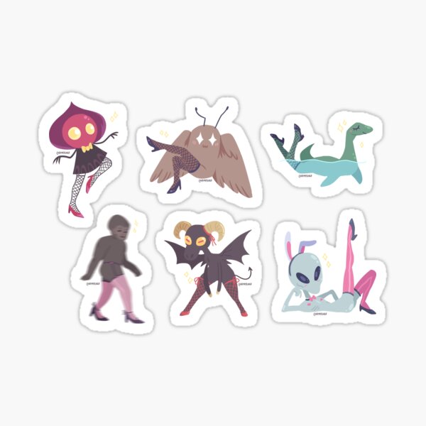 Sexy Cryptids Sticker
