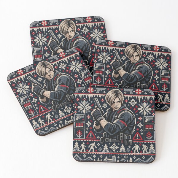 Item preview, Leon S Kennedy Resident Evil Survival Horror Christmas Knit designed and sold by Quoteez.